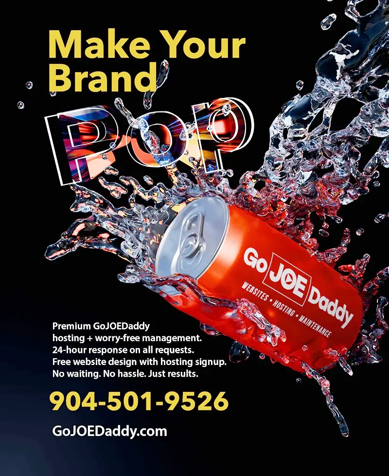 Make Your Brand Pop Advertisement for GoJOEdaddy.com
